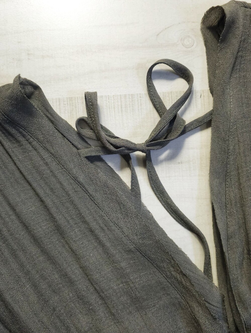 Long Sheer Olive Smock